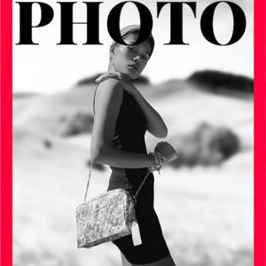 Large cotton crossbody bag